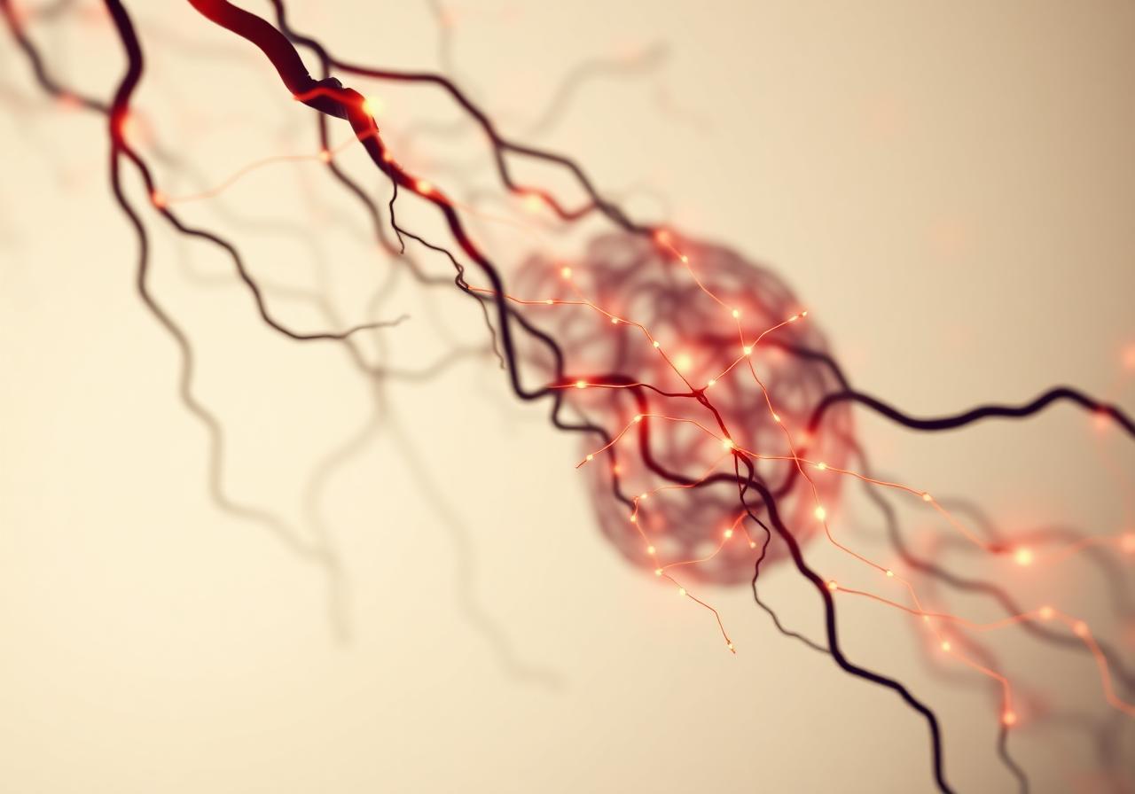 Editorial visualization of neural pathways and synaptic activity