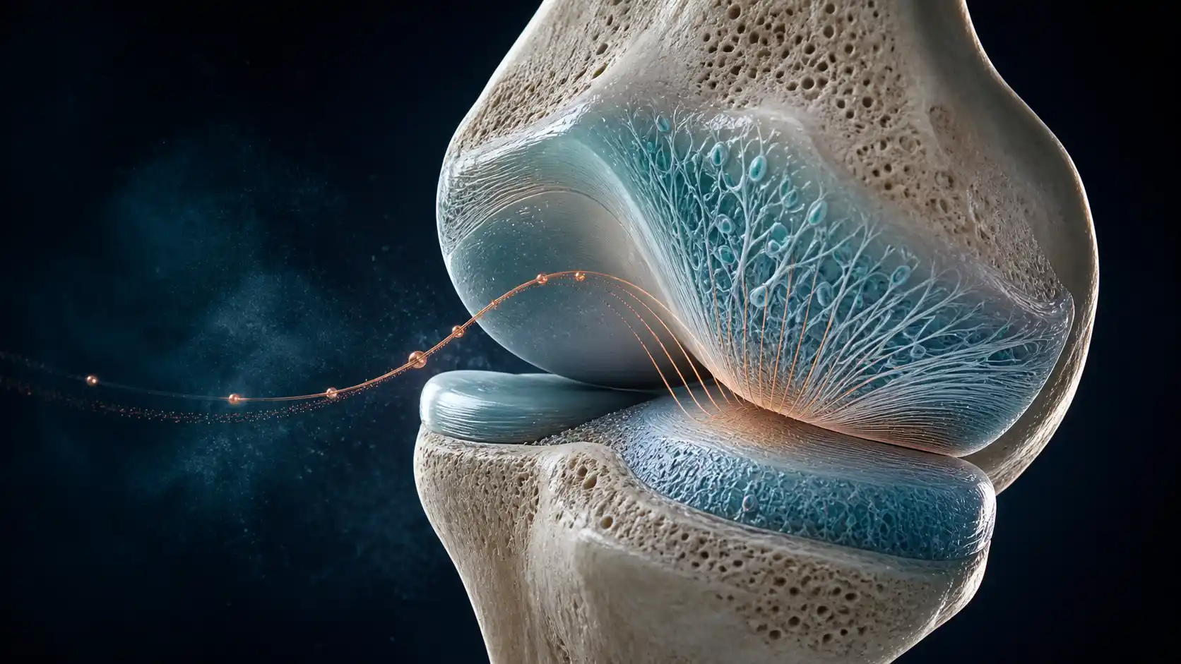 Anatomische Knorpelillustration zur Einführung in orthopädische und muskuloskelettale Leitfäden
