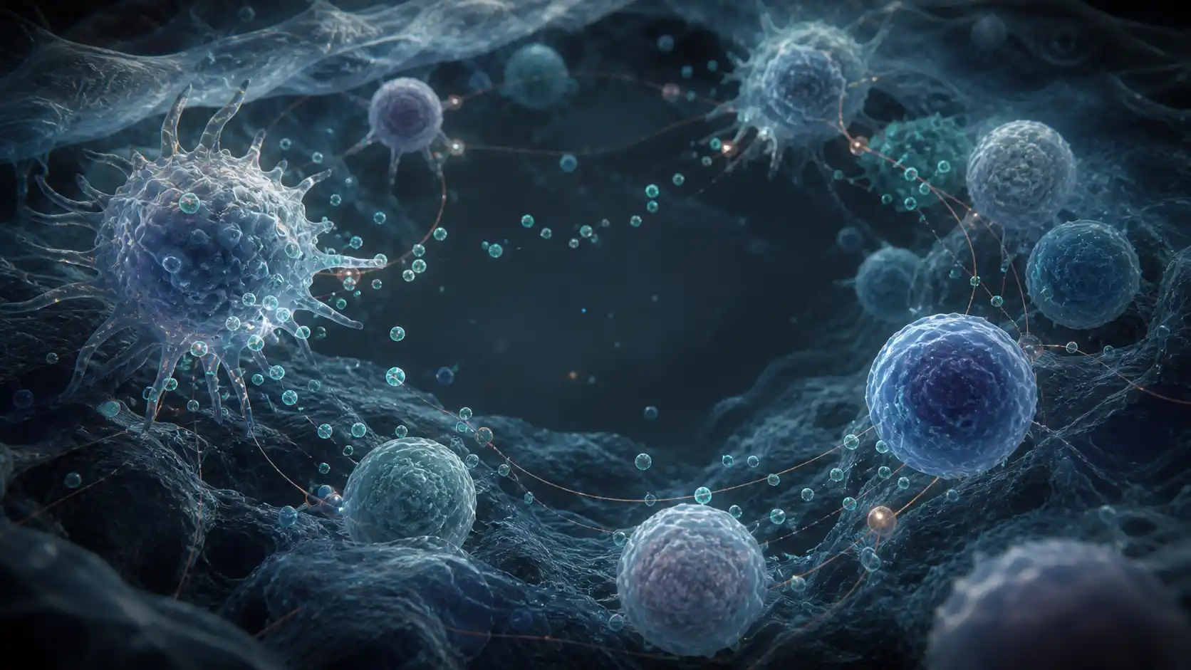 Klinische Illustration des Immunsystems zur Einführung in Leitfäden zu autoimmunen und entzündlichen Erkrankungen